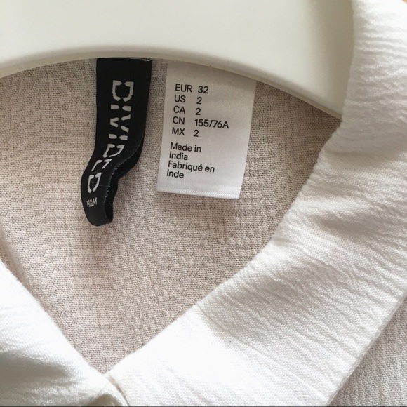 Buttoned blouse/crop top with bow - Picture 5 of 5